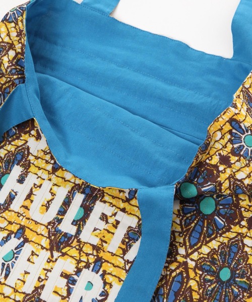 BAYFLOW（ベイフロー）の「[巾着型としても使える!]【Asante sana】トート（トートバッグ・レディース・イエロー/ベージュ/ピンク/ホワイト/ネイビー/ブルー・0）」の15枚目の写真