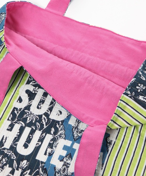 BAYFLOW（ベイフロー）の「[巾着型としても使える!]【Asante sana】トート（トートバッグ・レディース・イエロー/ベージュ/ピンク/ホワイト/ネイビー/ブルー・0）」の17枚目の写真