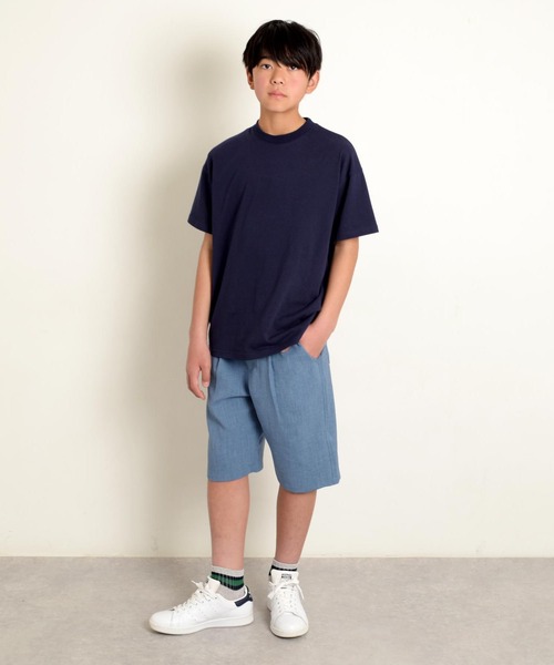 GLAZOS（グラソス）の「【大人向けサイズあり】パナマ風・タックハーフパンツ（その他パンツ・キッズ・ブラック/ライトブルー/インディゴブルー・160cm/150cm/140cm/170cm）」の7枚目の写真