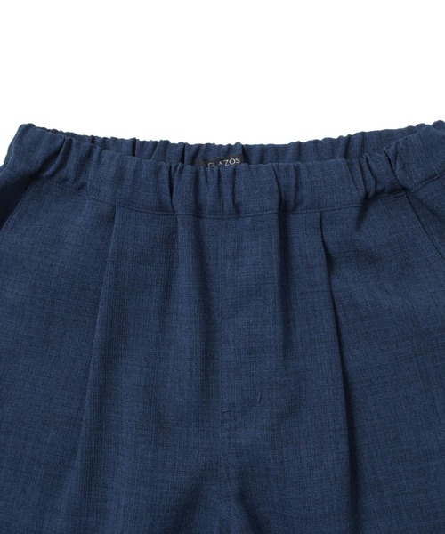 GLAZOS（グラソス）の「【大人向けサイズあり】パナマ風・タックハーフパンツ（その他パンツ・キッズ・ブラック/ライトブルー/インディゴブルー・160cm/150cm/140cm/170cm）」の9枚目の写真