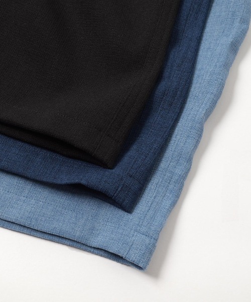 GLAZOS（グラソス）の「【大人向けサイズあり】パナマ風・タックハーフパンツ（その他パンツ・キッズ・ブラック/ライトブルー/インディゴブルー・160cm/150cm/140cm/170cm）」の14枚目の写真