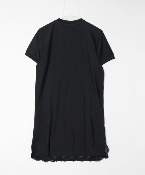adidas Originals(アディダスオリジナルス)の「adidas Originals/アディダスオリジナルス レーストリム Tシャツワンピース(ワンピース・レディース・ブラック・XL/S)」の2枚目の写真