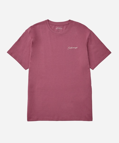 【セール】SCRIPT STANDARD SS TEE（Tシャツ/カットソー）｜Saturdays NYC（サタデーズ ニューヨークシティ ）