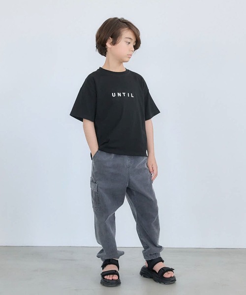 GLOBAL WORK（グローバルワーク）の「COOLデニムカーゴパンツ/116655（カーゴパンツ・キッズ・ブラック/ライトブルー・150cm/140cm/130cm/120cm/170cm/160cm）」の5枚目の写真