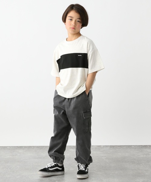 GLOBAL WORK（グローバルワーク）の「COOLデニムカーゴパンツ/116655（カーゴパンツ・キッズ・ブラック/ライトブルー・150cm/140cm/130cm/120cm/170cm/160cm）」の6枚目の写真