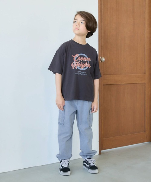 GLOBAL WORK（グローバルワーク）の「COOLデニムカーゴパンツ/116655（カーゴパンツ・キッズ・ブラック/ライトブルー・150cm/140cm/130cm/120cm/170cm/160cm）」の11枚目の写真