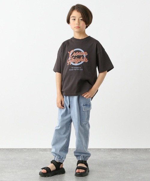 GLOBAL WORK（グローバルワーク）の「COOLデニムカーゴパンツ/116655（カーゴパンツ・キッズ・ブラック/ライトブルー・150cm/140cm/130cm/120cm/170cm/160cm）」の16枚目の写真