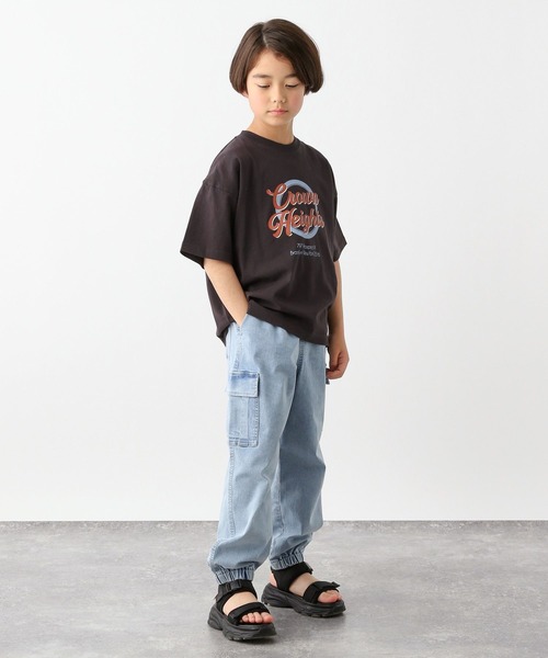 GLOBAL WORK（グローバルワーク）の「COOLデニムカーゴパンツ/116655（カーゴパンツ・キッズ・ブラック/ライトブルー・150cm/140cm/130cm/120cm/170cm/160cm）」の19枚目の写真