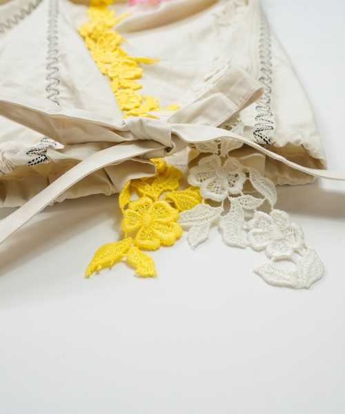 MSGM（エムエスジーエム）の「クライミングROSE マルチレースパンツ（その他パンツ・レディース・ライトベージュ・38）」の6枚目の写真