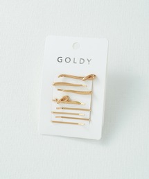 美品⭐️ヘアピン ゴールド 2点セット GOLDY｜ニュアンス シェイプ メタル マルチ セット ヘアピン