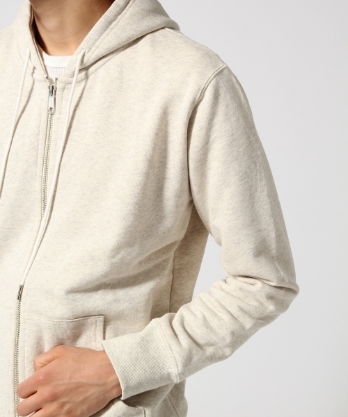 RAGEBLUE（レイジブルー）の「【USAコットン使用】裏毛スウェットZIPパーカ/568540（パーカー・メンズ・ネイビー/オフホワイト/グレー/オリーブ・MEDIUM/LARGE）」の14枚目の写真