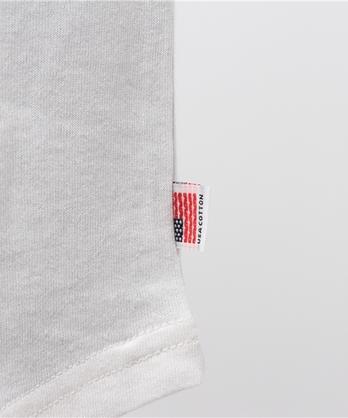 coen（コーエン）の「USAコットンポケットロングTシャツ（Tシャツ/カットソー・レディース・ホワイト/グレー・LARGE/MEDIUM）」の13枚目の写真