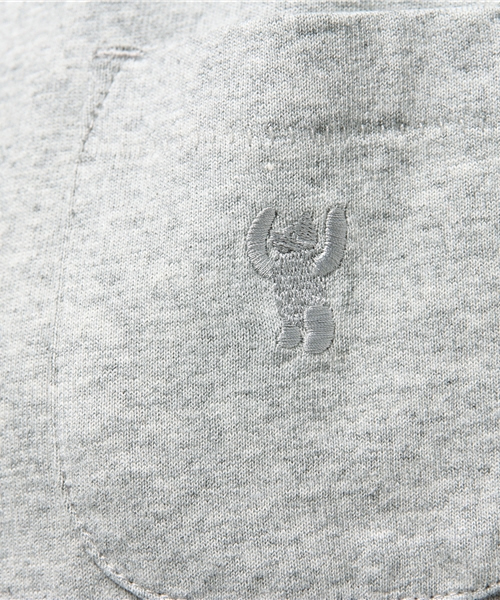 coen（コーエン）の「USAコットンポケットロングTシャツ（Tシャツ/カットソー・レディース・ホワイト/グレー・LARGE/MEDIUM）」の4枚目の写真