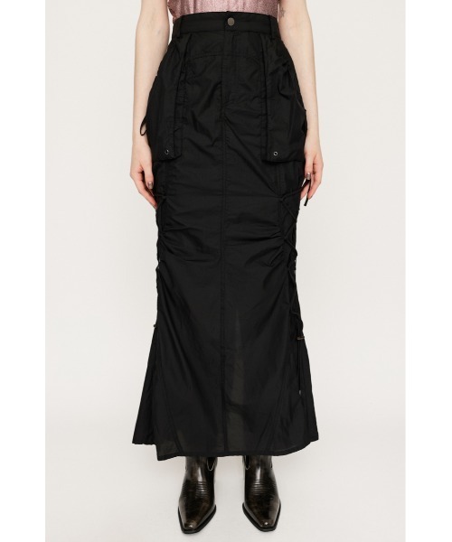 SLY（スライ）の「LACE UP ATHLEISURE SK レースアップ アスレジャー スカート（スカート・レディース・ブラック/グレー・1/2）」の10枚目の写真