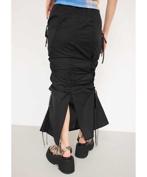 SLY（スライ）の「LACE UP ATHLEISURE SK レースアップ アスレジャー スカート（スカート・レディース・ブラック/グレー・1/2）」の18枚目の写真