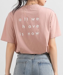 DAY CLOSET | レディース 半袖英字バックプリントTシャツ(Tシャツ/カットソー)