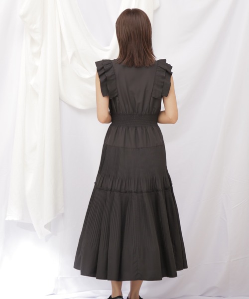 JILL by JILL STUART(ジルバイジルスチュアート)の「ボリュームデザインプリーツワンピース(ワンピース・レディース・ピンク/ブラック・FREE)」の15枚目の写真