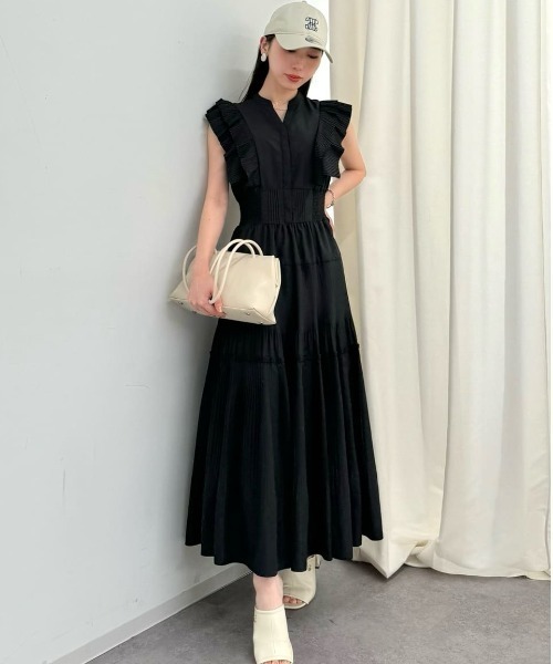 JILL by JILL STUART ボリュームデザインプリーツワンピース JILL by STUART ワンピース ボリュームデザインプリーツ