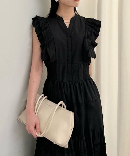 JILL by JILLSTUART ボリュームデザインプリーツワンピース