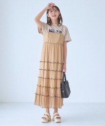 mysty woman | メローティアードキャミワンピース 135159(ワンピース)