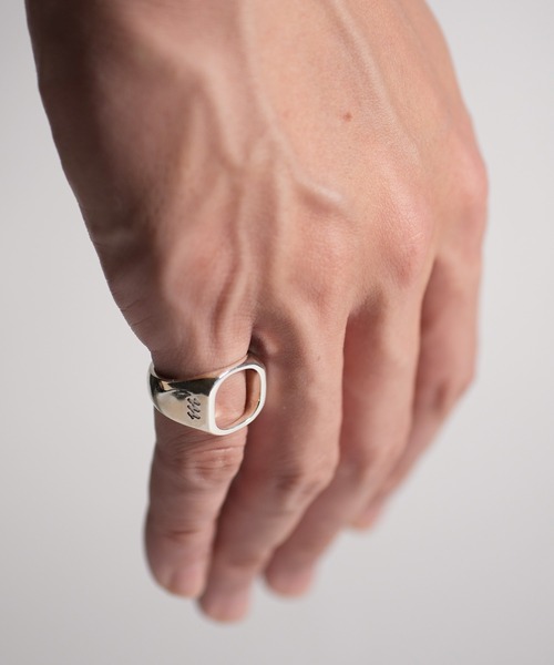 【最終値下げ！】メルタムmeltum シグネットリング 指輪18 meltum 指輪 リング SIGNET RING / シグネットリング メンズ