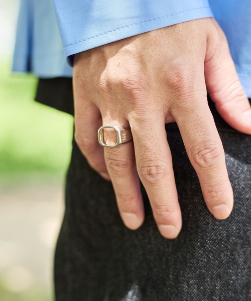 SIGNET OPEN RING / シグネットオープンリング（リング