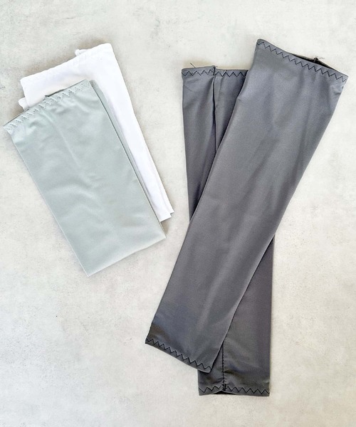 BAYBLO（ベイブロ）の「(KS)アームカバー（アームカバー・メンズ・ホワイト/チャコールグレー/ライトグレー/ブラック/ネイビー/ブルー・FREE）」の3枚目の写真