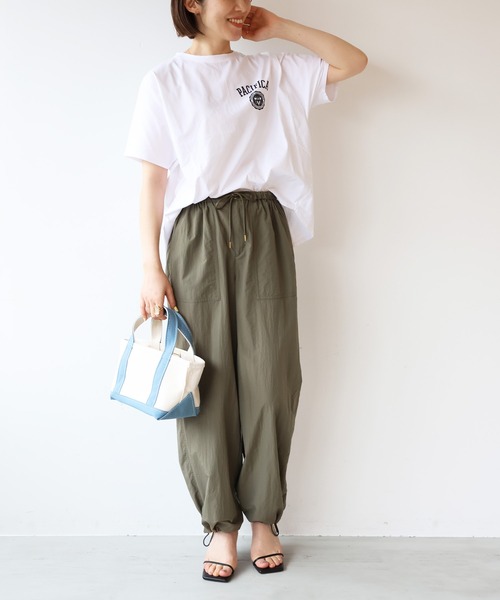 MICA&DEAL(マイカ&ディール)の「"PACIFICA"ロゴドルマンT-shirt(Tシャツ/カットソー・レディース・ホワイト/ブルー・FREE)」の5枚目の写真