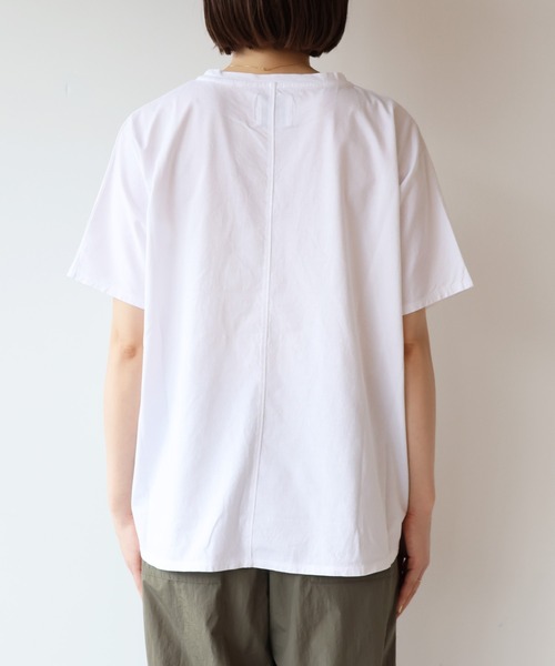 MICA&DEAL(マイカ&ディール)の「"PACIFICA"ロゴドルマンT-shirt(Tシャツ/カットソー・レディース・ホワイト/ブルー・FREE)」の12枚目の写真