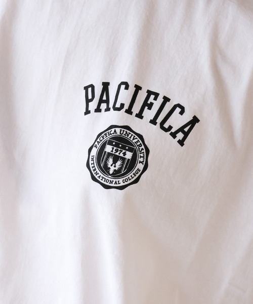 MICA&DEAL(マイカ&ディール)の「"PACIFICA"ロゴドルマンT-shirt(Tシャツ/カットソー・レディース・ホワイト/ブルー・FREE)」の17枚目の写真