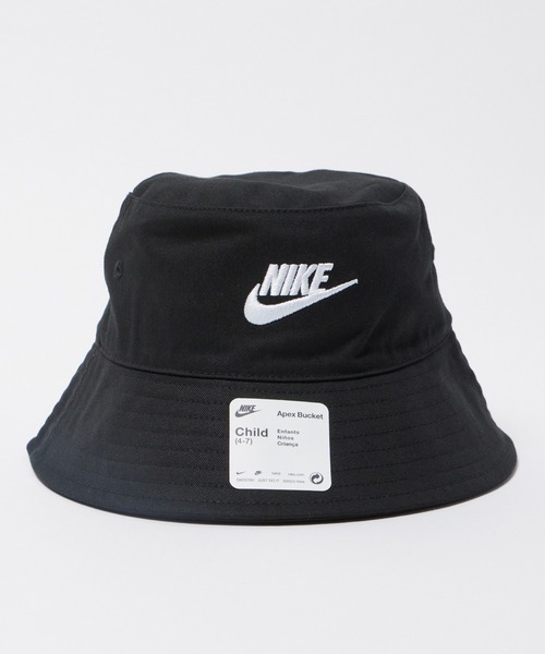 NIKE(ナイキ)の「NIKE/ナイキ NAN NIKE FUTURA APEX BUCK バケットハット(ハット・キッズ・ブラック/ピンク/ブルー・FREE)」の2枚目の写真