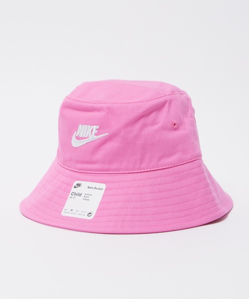 NIKE(ナイキ)の「NIKE/ナイキ NAN NIKE FUTURA APEX BUCK バケットハット(ハット・キッズ・ブラック/ピンク/ブルー・FREE)」の11枚目の写真