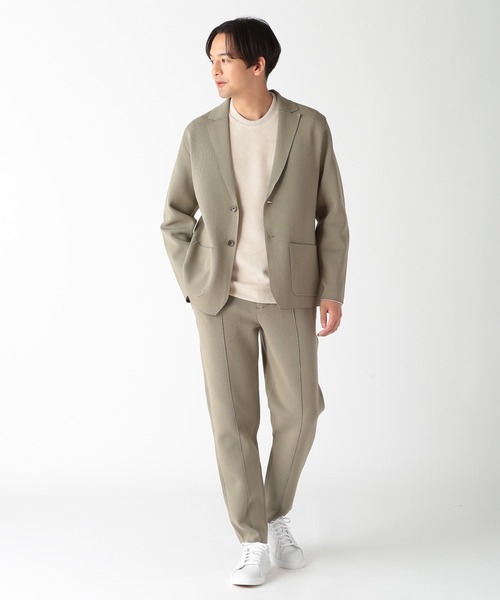 CROWDED CLOSET（クラウデッドクローゼット）の「プレーティングニットパンツ（その他パンツ・メンズ・ネイビー/ベージュ/グレー・03/02/04）」の21枚目の写真