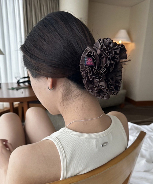 GOOD SQUISH(グッドスクイッシュ)の「【GOOD SQUISH / グッド スクイッシュ】BADLANDS(シュシュ・レディース・ホワイト/ブラウン・FREE)」の14枚目の写真