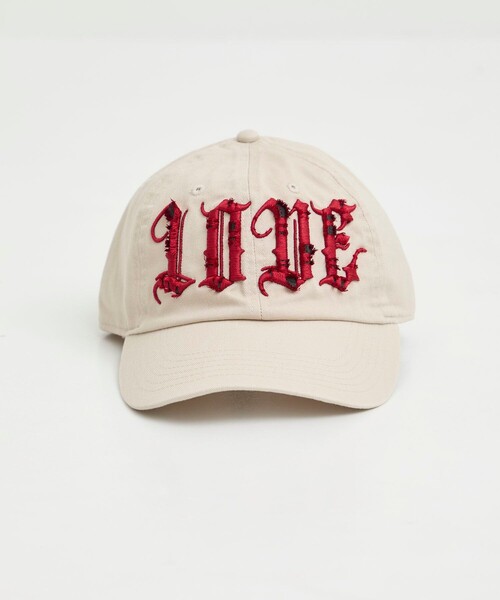 tanakadaisuke(タナカダイスケ)の「【tanakadaisuke/タナカダイスケ】Love cap(キャップ・レディース・グレー/ベージュ・FREE)」の13枚目の写真