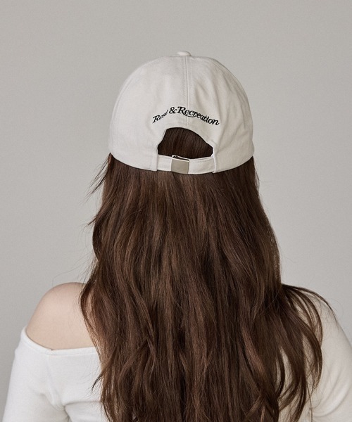 Rest&Recreation(レストアンドレクリエーション)の「Rest&Recreation/レストアンドレクリエーション RR LOGO COTTON BALL CAP キャップ(キャップ・レディース・ライトグレー/ブラック・FREE)」の9枚目の写真