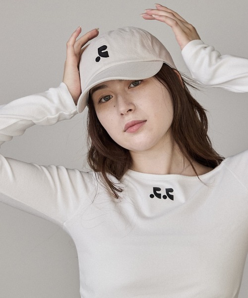 Rest&Recreation(レストアンドレクリエーション)の「Rest&Recreation/レストアンドレクリエーション RR LOGO COTTON BALL CAP キャップ(キャップ・レディース・ライトグレー/ブラック・FREE)」の13枚目の写真