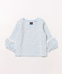 Crescent（クレッセント）の「さくらんぼ柄ジャガード長袖Ｔシャツ（Tシャツ/カットソー）」