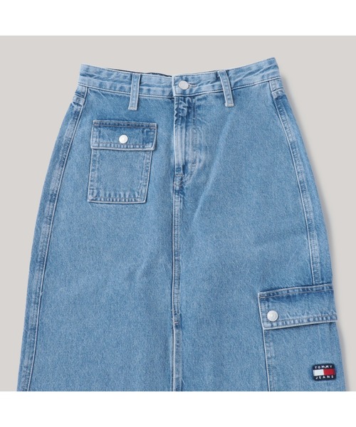 TOMMY HILFIGER(トミーヒルフィガー)の「ミディデニムスカート(デニムスカート・レディース・インディゴブルー・25inch/26inch)」の10枚目の写真
