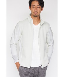 HIGH STREET（ハイストリート）の「HIGH STREET∴コンビスタンドブルゾン（ブルゾン）」