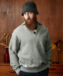 schott（ショット）の「Schott/ショット/SALT AND PEPPER HALF ZIP SWEAT/ソルトアンドペッパー ハーフジップスウェット（スウェット）」