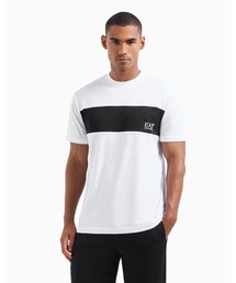 【エンポリオ アルマーニ EA7】Athletic Colour Block Emporio Armani EA7 ATHLETIC COLORBLOCK TSHIRT White / Black