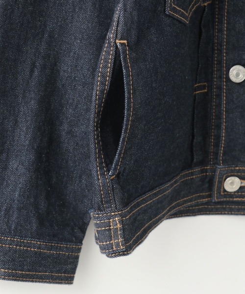 LOWRYS FARM（ローリーズファーム）の「ＣＯＮＥ　Ｇジャン　 131392（デニムジャケット・キッズ・ブルー/ワンウォッシュ・120cm/110cm/150cm/140cm/130cm）」の3枚目の写真