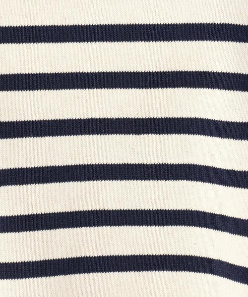 ORCIVAL（オーシバル）の「BY ORCIVAL ボーダーワイドカットソー◆（Tシャツ/カットソー・レディース・オフホワイト/ダークグレー・フリー）」の11枚目の写真