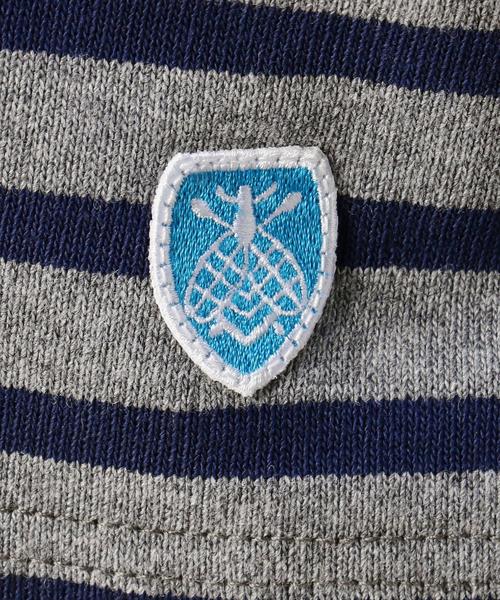 ORCIVAL（オーシバル）の「BY ORCIVAL ボーダーワイドカットソー◆（Tシャツ/カットソー・レディース・オフホワイト/ダークグレー・フリー）」の13枚目の写真