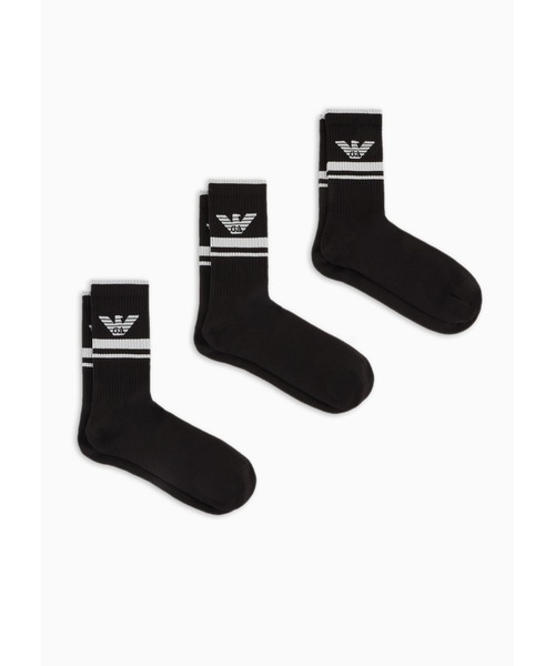 EMPORIO ARMANI ブラックソックス 3足セット 4箱まとめて購入