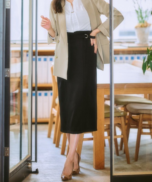 7days Life Styling(セブンデイズライフスタイリング)の「サイドベルトロングスカート(スカート・レディース・モカ/グレー系/ブラック・LL/L/M/S)」の12枚目の写真
