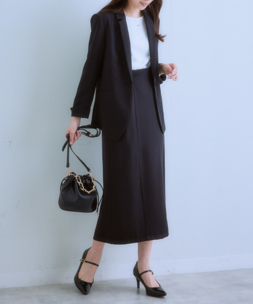 7days Life Styling(セブンデイズライフスタイリング)の「サイドベルトロングスカート(スカート・レディース・モカ/グレー系/ブラック・LL/L/M/S)」の13枚目の写真