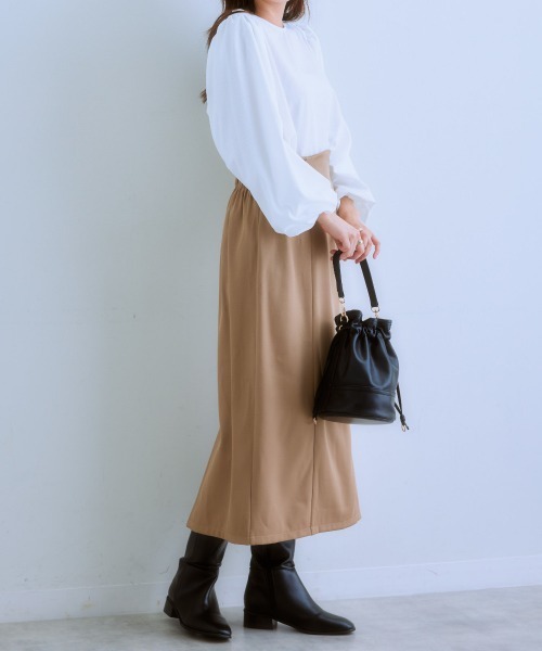 7days Life Styling(セブンデイズライフスタイリング)の「サイドベルトロングスカート(スカート・レディース・モカ/グレー系/ブラック・LL/L/M/S)」の22枚目の写真