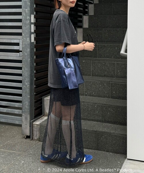 fredy emue（フレディエミュ）の「【別注】【GOOD ROCK SPEED/グッドロックスピード】THE BEATLES Tシャツ（Tシャツ/カットソー・レディース・チャコールグレー/ライトグレー・FREE）」の8枚目の写真